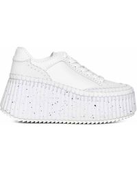 Chloé - Nama Wedge Sneakers - Lyst
