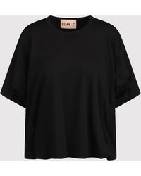 Plan C - Oversized T-Shirt With Printed Logo - Lyst