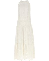 ワンピース PINKO 'La Cura' dress White Pinko - La Cura broderie anglaise dress White - The Corner
