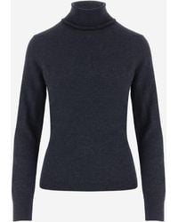 Allude - Cashmere Turtleneck Sweater Virgin Wool - Lyst