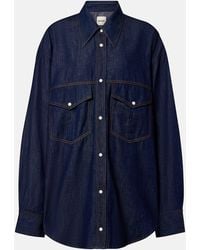 KHAITE - Chemise Christensen En Denim Shirt - Lyst
