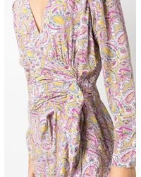 IRO - Taro Short Wrap Dress - Lyst