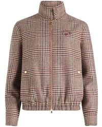 Patou - Zipped High Neck Bomber Jacket - Lyst