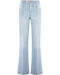 Victoria Beckham - High-Rise Flared Jeans - Lyst