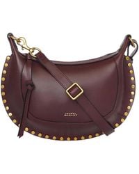 Isabel Marant - Borsa Oskan Moon Burgundy - Lyst