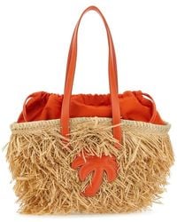 Palm Angels - Palm Patch Drawstring Basket Bag - Lyst