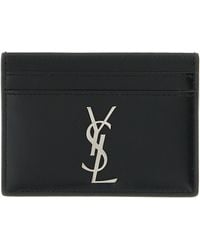 Saint Laurent - Cassandre Card Case - Lyst
