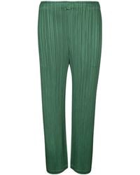 Issey Miyake - Pleats Please Straight Trousers - Lyst