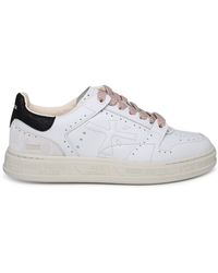 Premiata - Quinnd White Leather Sneakers - Lyst