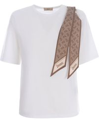 Herno - T-Shirt "Foulard" - Lyst