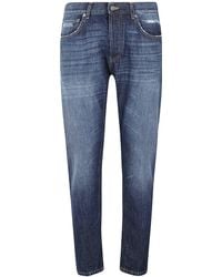 Dondup - Mid-Rise Straight-Leg Denim Jeans - Lyst