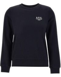 A.P.C. - "sweat Skye" Cotton Sweatshirt - Lyst