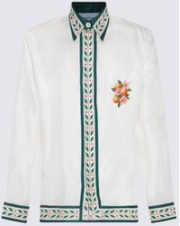 Casablancabrand - Multicolour Silk Oranges En Fleur Shirt - Lyst