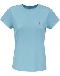 Polo Ralph Lauren - Crewneck Cotton T-Shirt - Lyst