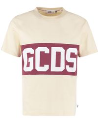 Gcds - Logo Cotton T-shirt - Lyst