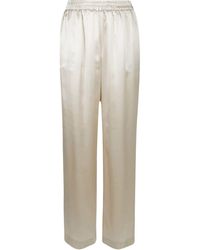 Eleventy - High-Waisted Linen Trousers - Lyst