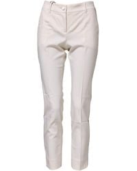 Dolce & Gabbana - Slim Fit Solid Color Pants - Lyst