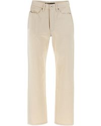 Jil Sander - High-Waisted Japanese Raw Denim Jeans - Lyst