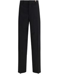 Versace - Black Wool Oves Aries Dress Pants - Lyst