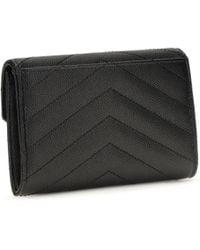 Saint Laurent - Small Envelope Cassandre Wallet Lambskin & Purses - Lyst