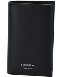Ferragamo - Logo Stamp Bi-Fold Wallet - Lyst