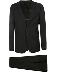 Prada Wool Suit in Black for Men - Lyst