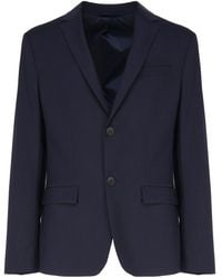 Calvin Klein - Double-Button Single-Breasted Blazer - Lyst