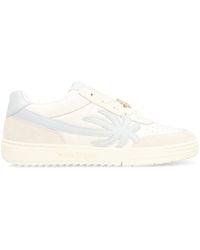 Palm Angels - Palm Beach University Leather Low Sneakers - Lyst