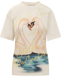 Stella McCartney - Painted Swan T-shirt - Lyst