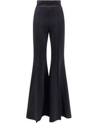 La Petite Robe Di Chiara Boni - Forever Jersey Trousers With Flared Bottom - Lyst