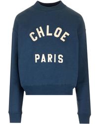 Chloé - Cotton Sweatshirt - Lyst
