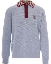 Drole de Monsieur - Polo Traforata D Mirror - Lyst