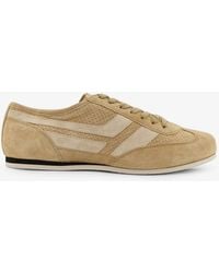Tom Ford - Brook Suede Sneakers With Engraved Logo On The Side - Lyst