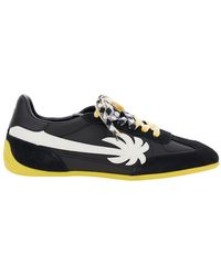 Palm Angels - Pa 5 Low Top Sneakers With Logo Patch On The Tongue And Contrasting Heel - Lyst