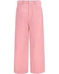 Max Mara - 'S Maxmara Cotton And Linen Pants - Lyst