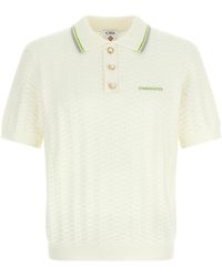 CASABLANCA - Cotton Polo Shirt - Lyst
