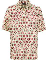 Etro - Jacquard Bowling Shirt - Lyst