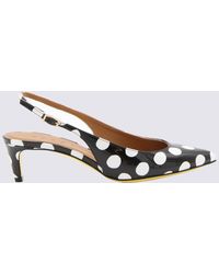Marni - And Leather Polka Dots Slingback Pumps - Lyst