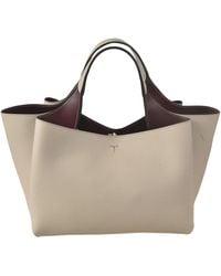 Tod's - Logo Stamp Top Handle Tote - Lyst