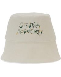 Stella McCartney - Bucket Hat With Logo Cotton - Lyst