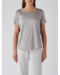 Emporio Armani - Silk Top-Wear - Lyst
