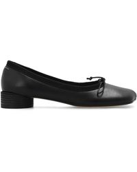 MM6 by Maison Martin Margiela - Bow Detailed Ballet Flats - Lyst