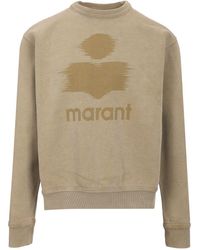 Isabel Marant - Mikoy Logo Printed Sweatshirt - Lyst