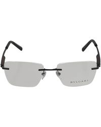 BVLGARI - Classic Rimless Glasses - Lyst