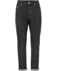 Brunello Cucinelli - Five-Pocket Iconic Fit Denim Trousers - Lyst