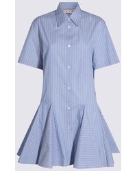 Marni - China Cotton Mini Dress - Lyst