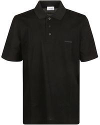 Ferragamo - Logo Buttoned Polo Shirt - Lyst
