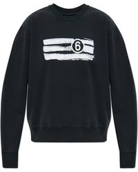 MM6 by Maison Martin Margiela - Sweatshirt With Logo - Lyst