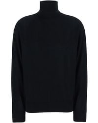 Semicouture - V-Neck Sweater Freda Virgin Wool Tops - Lyst