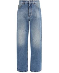 MM6 by Maison Margiela - Blue Cotton Jeans Denim - Lyst